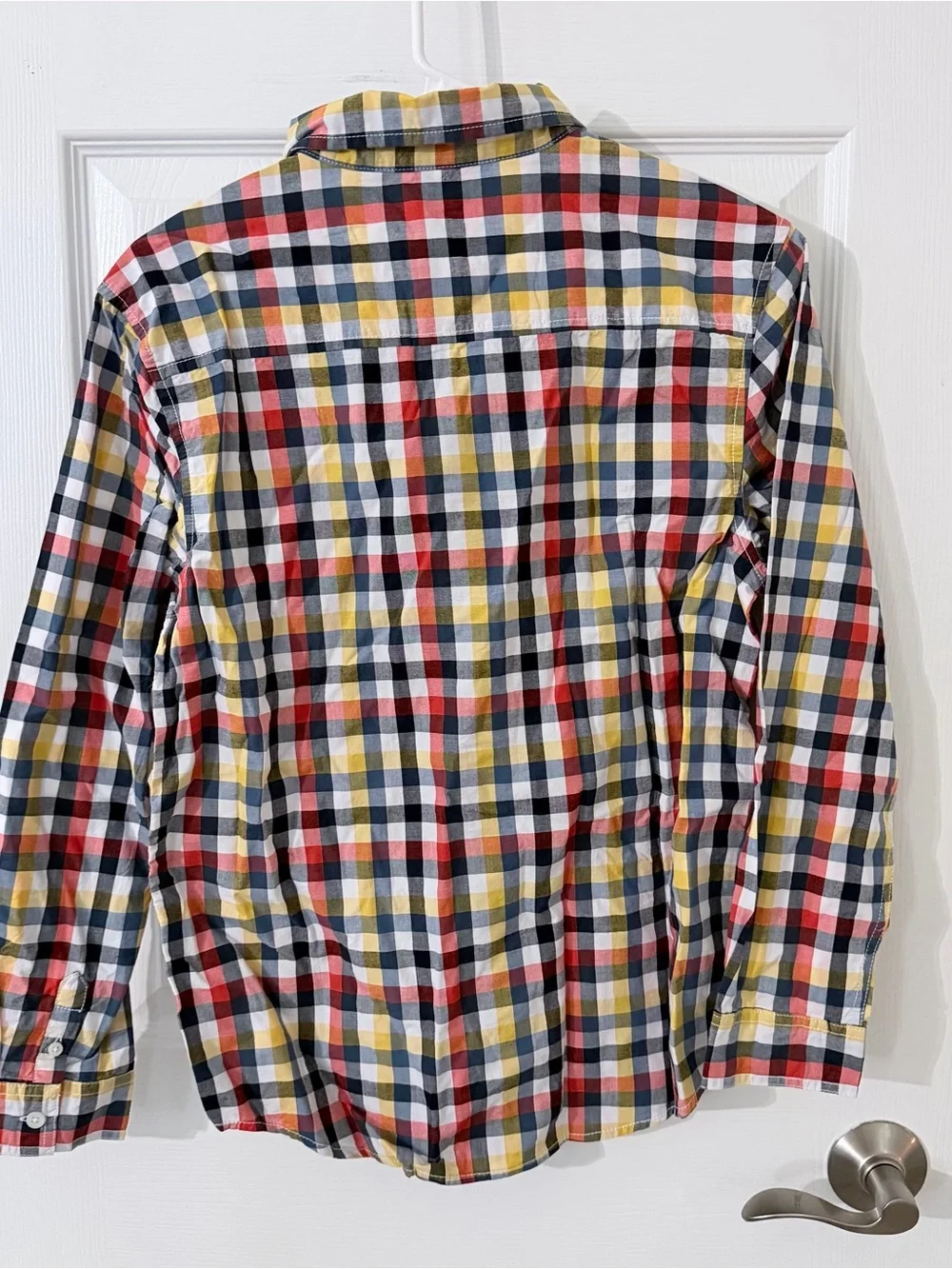 NWT Gymboree Boys' Multicolor Plaid Button-Down Shirt